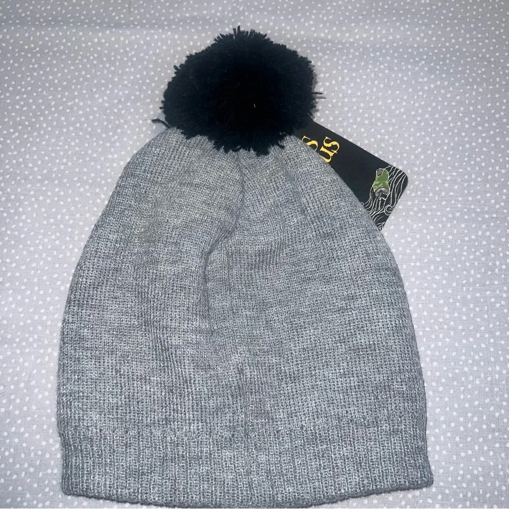 Disney Hocus Pocus Gray Cat Beanie with Pom Pom